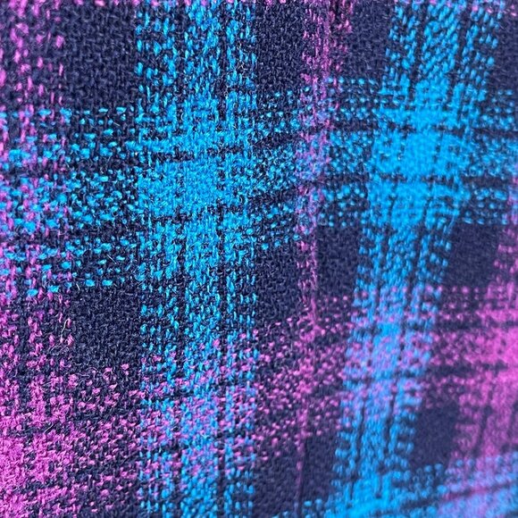 Pendleton Vintage Womens Wool Plaid Blazer Size 14 Corpcore Old Money Jacket - Picture 4 of 14